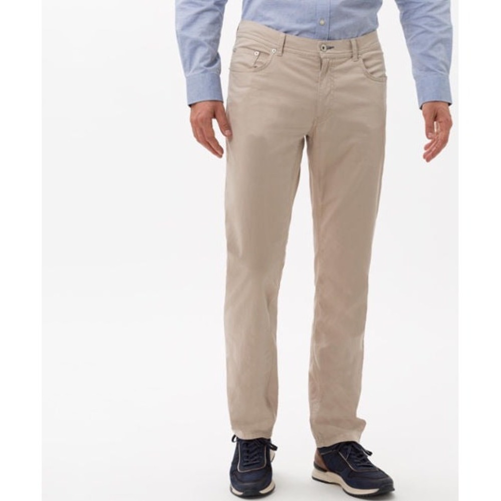 Brax Men's Marathon Cooper Stretch‎ Khaki Straight Leg Pants- Size 36/34